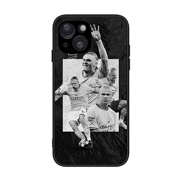 Man City FC Erling Haaland 2022/23 Ensimmäisen Joukkueen Pehmeä Geelikuori Yhteensopiva iPhone 13pro:n Kanssa