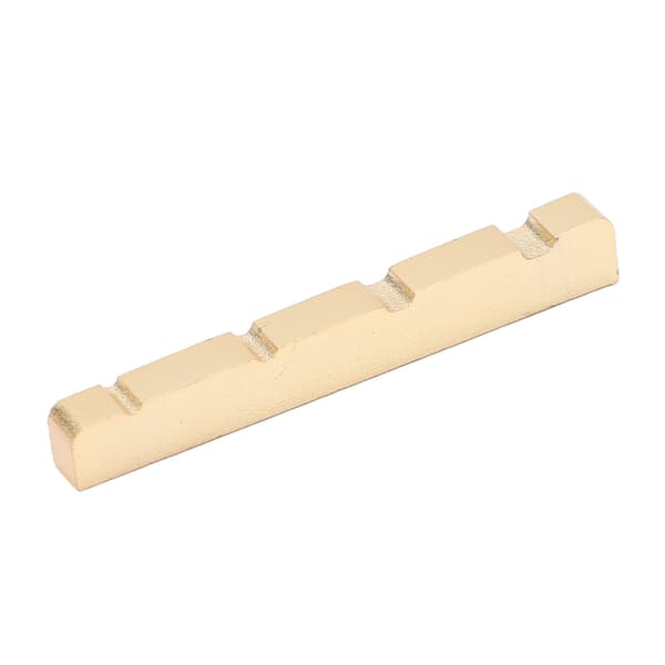 Elektrisk basmutter 38mm 4 strängar akustisk gitarr ersättning metall slitsad strängmutter