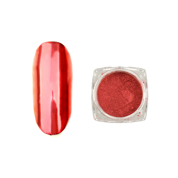 Nagelkonst Pigment Dekorationspulver Kameleont Manikyr Glitter Spegelpulver E8