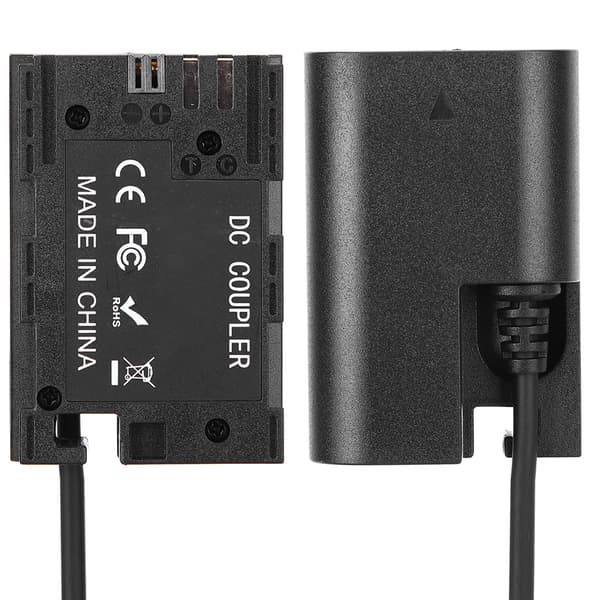 Bærbar DR-E6 LP-E6 Dummy Batteri DC-kobler Ekstern Strømforsyning for Canon 5D2 5D3 5D4 Kamera