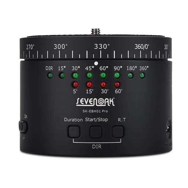 360 graders rotasjon elektronisk panorama Time Lapse stativ kulehode stabilisator for DSLR