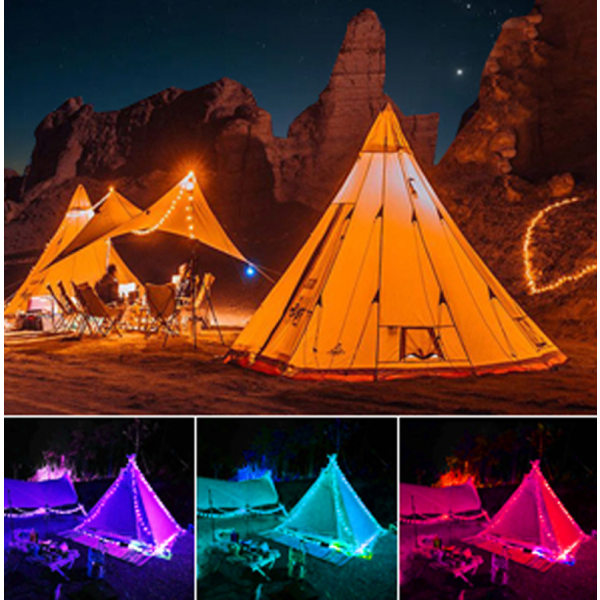 LED-ljusremsa set rgb flexibel lågspänning 44 knappar infraröd självhäftande 5050 Bluetooth ljusremsa set 15m*2（30m） 12V