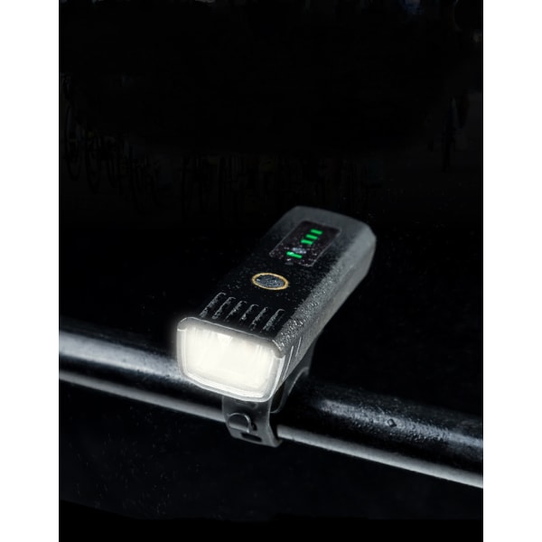 Tysk standard USB uppladdningsbar vattentät cykelstrålkastare-framljus+056 bakljus (ett paket)