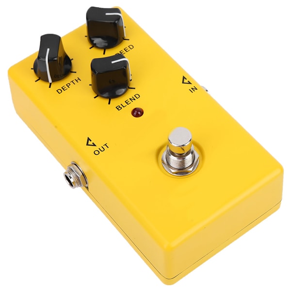 Gul Metall Elektrisk Gitarr Effekt Pedal Mini Gitarr Ljud Chorus Effekt Pedal Processor