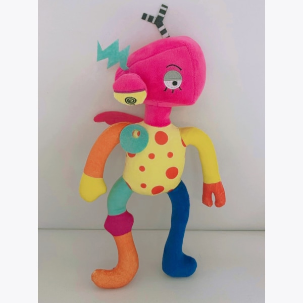DEN FANTASTISKE DIGITALE Cirkus Digital Cirkus Animation Klovn Plys Legetøj-blockman（33cm） blockman （33cm）