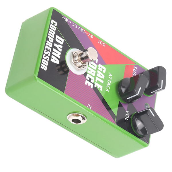 Kompressor Pedal Elektrisk Guitar Kompressionseffekt True Bypass Enkelt Blok Enhed