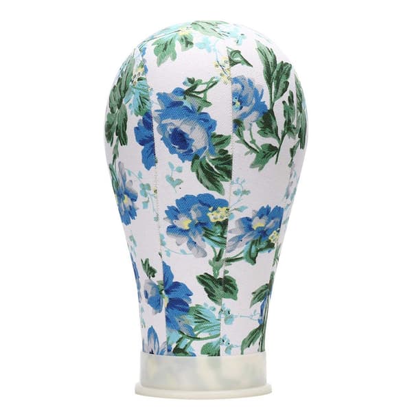 Mannequinhode Styling Parykkhode Modell Praksis Bruk Parykklue Displayholder Blå 21 tommer