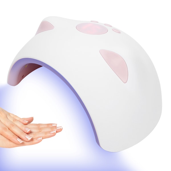 60W USB intelligent nagelhärdningsmaskin söt timing LED UV gel nagellack torklampa