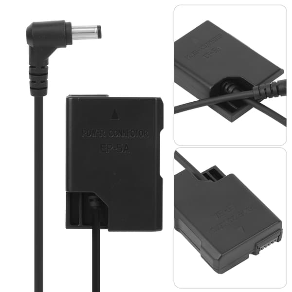 DC til ENEL14 Full dekoder dummybatteri for Nikon D3400/D5200/D7100/D5100 kamera