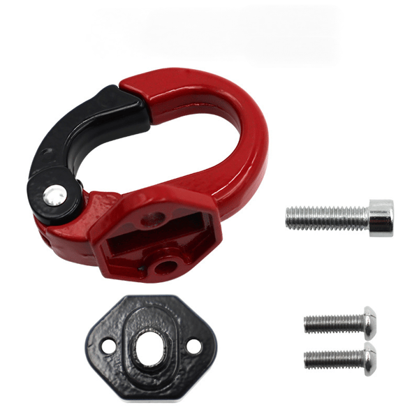 Motorcykel Aluminium Legering Krog Multifunktionel Front Metal Krog-Sort (2 Pakke)