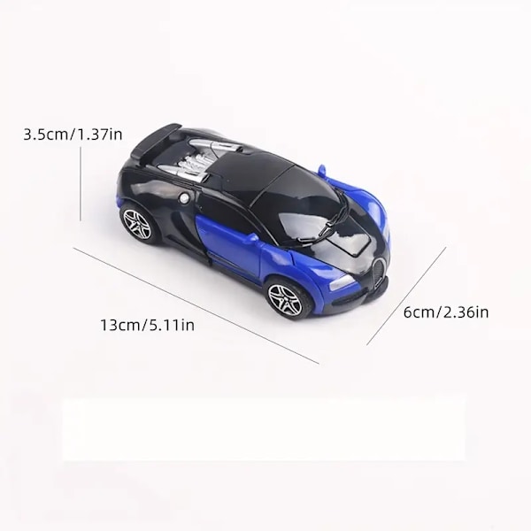 Lasten leluauto, vauvan pojan inertia-auto, poliisiauto, robottiauton malli