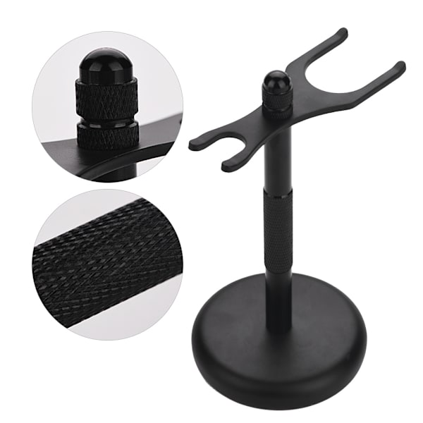 Mustache Shaver Brush Stand Razor Shaving Brush Stand Zinc Alloy Holder Stabil Velafbalanceret