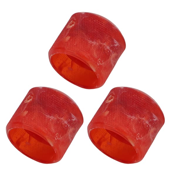 3 st elektrisk gitarrknopp sträng potentiometer regulator instrument tillbehör set kit röd