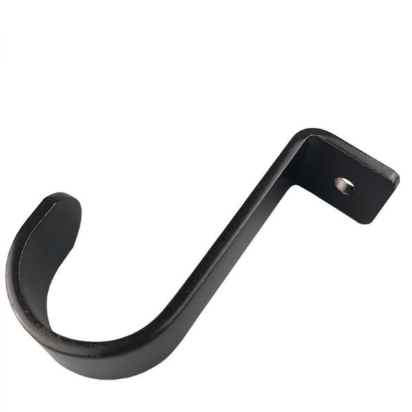 Gardinstangbraketter for takmontering, gardinstangbraketter for 1\" diameter stang, sett med 3, svart
