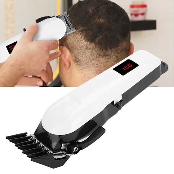 Trådløs USB-hårklipper Trimmer Oppladbar Elektrisk Hårklippingsmaskin Cutter Clipper