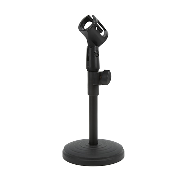 Desktop Metal Tripod Fällbar Mikrofonstativ Justerbar Vinkel Disc Mikrofonfäste Hållare Stativ