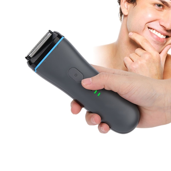Portabel USB-driven Elektrisk Skäggtrimmer för Män, Vattentät Mustaschrakare, Skäggtrimmer