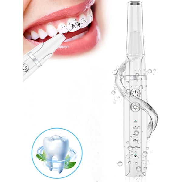 5 lägen elektrisk tandrengöringskit, plackborttagare för tänder för tandsten/plack, professionell tandstensborttagare för tänder