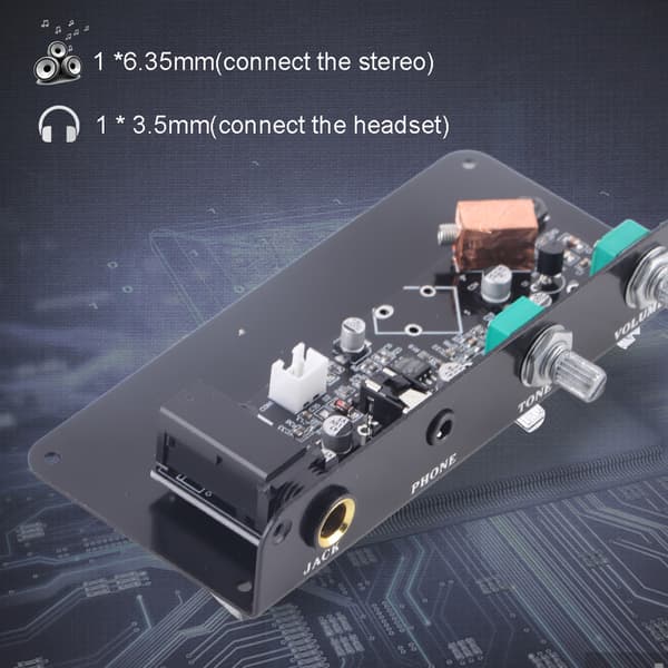 SG‑20 Silent Guitar EQ Equalizer Pickup med Tone Volume Control Knob Luthier DIY Parts