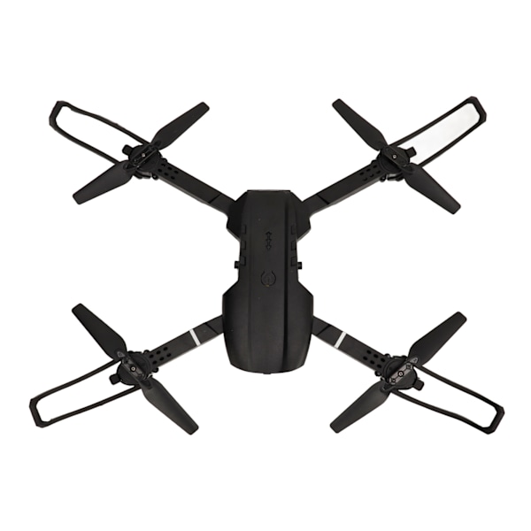 RC Drönare 4k Dubbel Kamera Quadcopter Wifi Fällbar Fjärrkontroll Quadcopter 3 Vägs Hindrande Undvikande Höjdhåll Leksaker Gåvor för Pojkar Flickor Svart