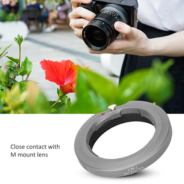 7Artisans objektivadapterring för Leica M-fattningsobjektiv för att passa L-fattningens kamerahus