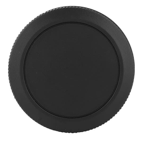 Bærbart plastikkamera, krop, front, bag, objektivdækselsæt til Canon EOSR full-frame kamera, sort