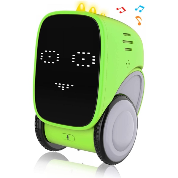 Intelligent smart robotleksak för barn, röst- och beröringsgestkontroll Minirobotik Laddningsbara leksaker Dans, promenader, sång, robotar
