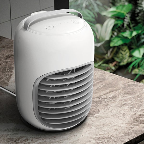 Small Desktop Fan Spray Refrigeration Air Conditioning Fan Household Portable Usb Mute Student Dormitory Humidifying Electric Fan