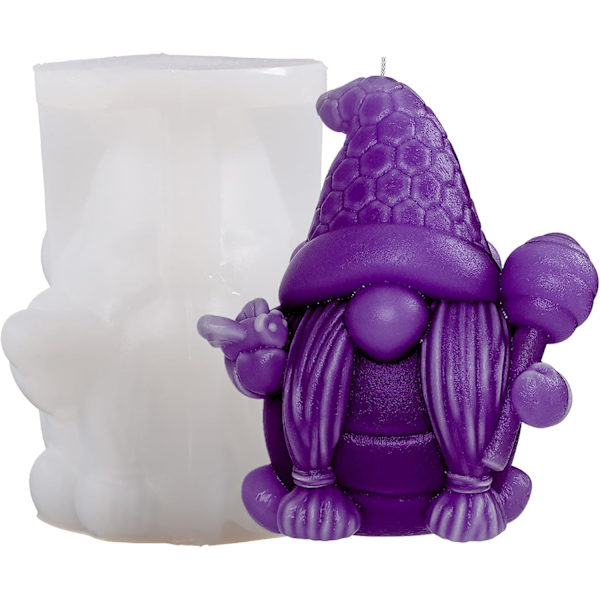 Julemand Form, Juleresin Form, Santa Resin Form, Smykke Resin Støbning Former, Håndlavet Silikon Form til Resin Lysfremstilling Former C claus-bee
