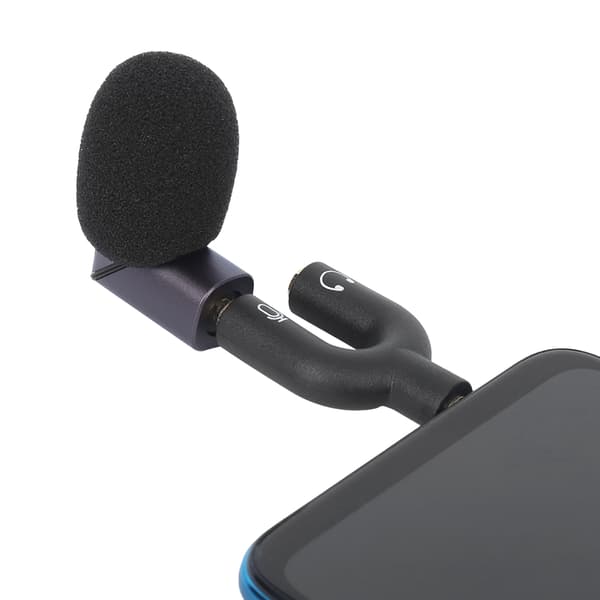 Stabilisator Mikrofon Telefon Direktestrømming Videoopptak Kapasitans Mini Sammenleggbar Mikrofon