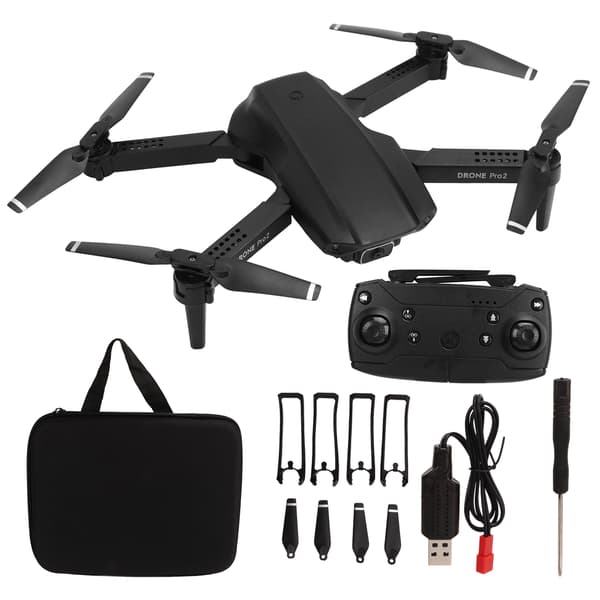 E99 Pro2 RC Mini Drone WIFI Sammenleggbar Drone med 4K HD Dobbeltkamera Luftfotografering Quadcopter