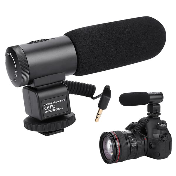 Mcoplus MIC-03 Digital 3,5 mm DV-videokamera stereo mikrofon