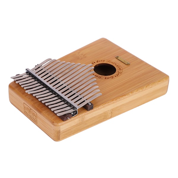 17-tangenters trä Kalimba Mbira tumme piano fingerhögtalare musikalisk pickup (originalljud)