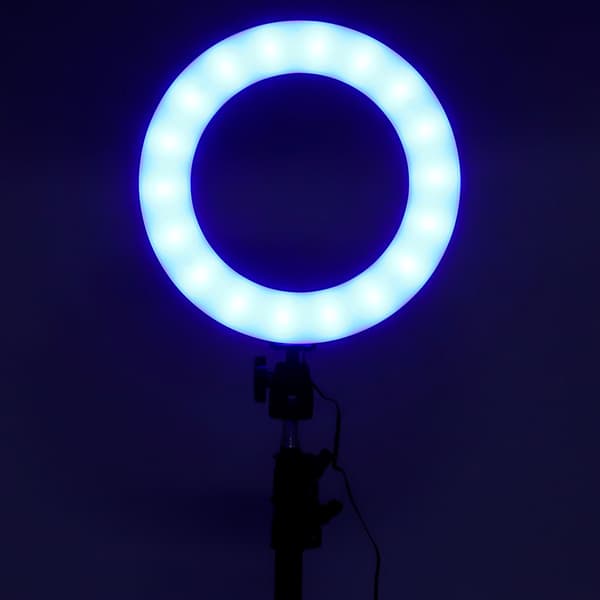 10\" LED Ring Fill Light med stativ - Justerbar LED Fill Light Kit til video, live og makeup