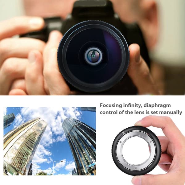 K&F Concept Professionel MD-GFX Adapter til MD Mount-objektiv til Fuji GFX Full Frame-kamera