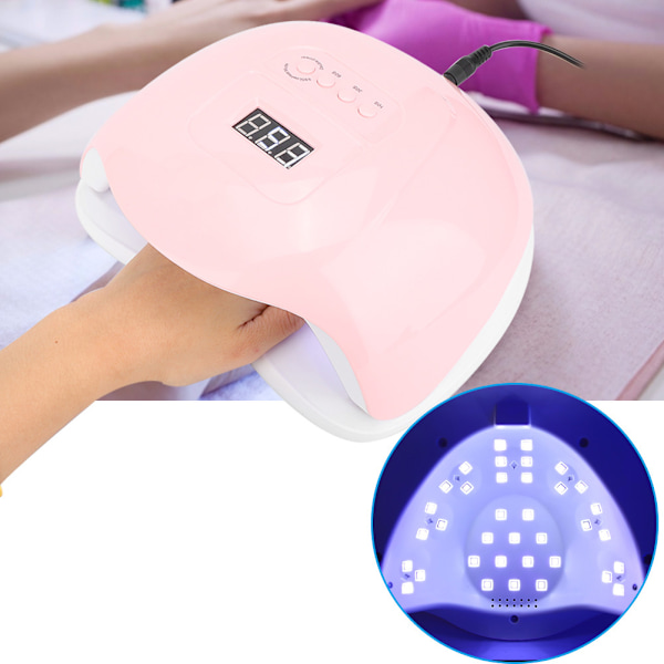 120W Professionell LED UV Gel Nagellack Torklampa Mode Nagelhärdningsmaskin