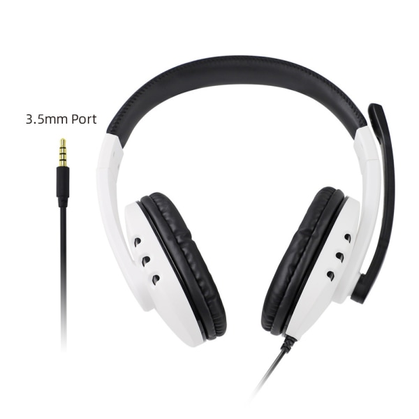 Ps5/Ps4/Xbox/Pc-dator tre-i-ett-hörlurar för spel, PS5-trådbundna hörlurar