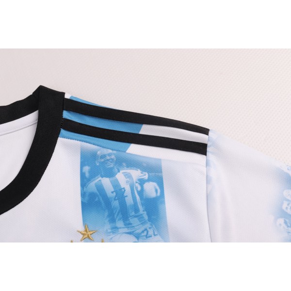 2023-2024 Argentina VM-mesterskap Commemorative Edition Fotballdraktsett - Nr. 11 DI MARIA #XS No.11 DI MARIA #XS