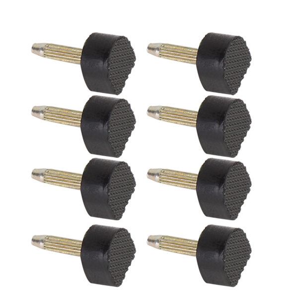 24 st Högklackade Ersättningstips Halksäkra Skoreparation Hälpluggar Skydd (10 * 10mm)