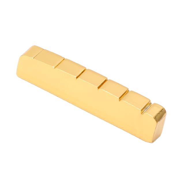 42mm förskårad mutter 6 strängar akustisk gitarr mutter ersättning stränginstrument tillbehör