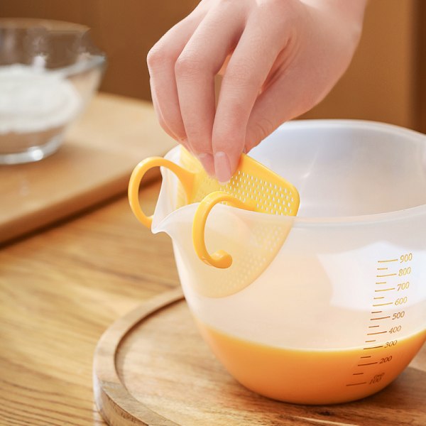 Keittiön Munan Nesteen Suodatus Munavaahdon Sekoituskuppi Keittiön Mittakuppi Munan Vatkauskuppi, Leivontamitta 1000ml