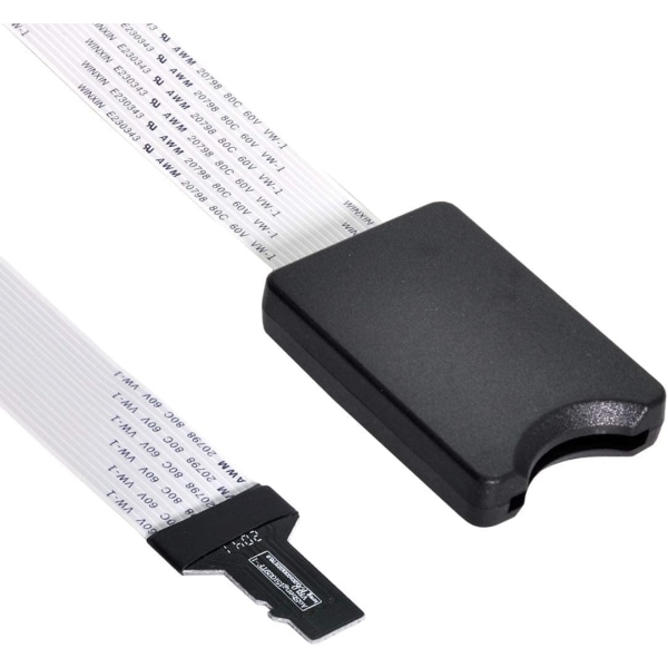 CY Memory Card Kit Micro-SD TF hane till SD hona förlängning mjuk platt FPC kabelförlängare 25cm,50 st