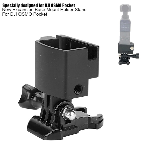 Expansionsbasfäste för DJI OSMO Pocket Handheld Gimbal Camera med skruv