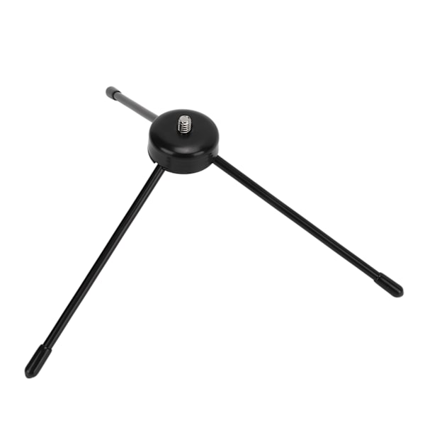 Mini bordsstativ 1/4in adapter i rostfritt stål bärbar för selfiepinne mobiltelefon SLR-kamera