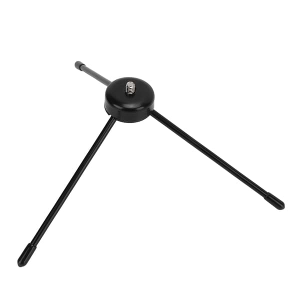 Mini bordstativ 1/4 tomme adapter rustfritt stål bærbart for selfiestang mobiltelefon speilreflekskamera