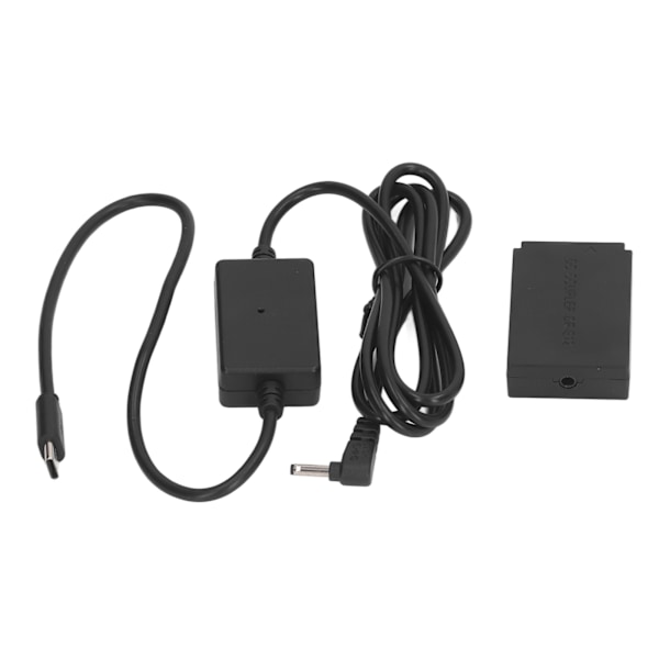 LP E12 Dummy Batteri Digitalkamera DR E12 DC Koppling Dummy Batteri med Typ C Strömadapter för M50 M200 M50 Mark Ii M100 M10 M M2