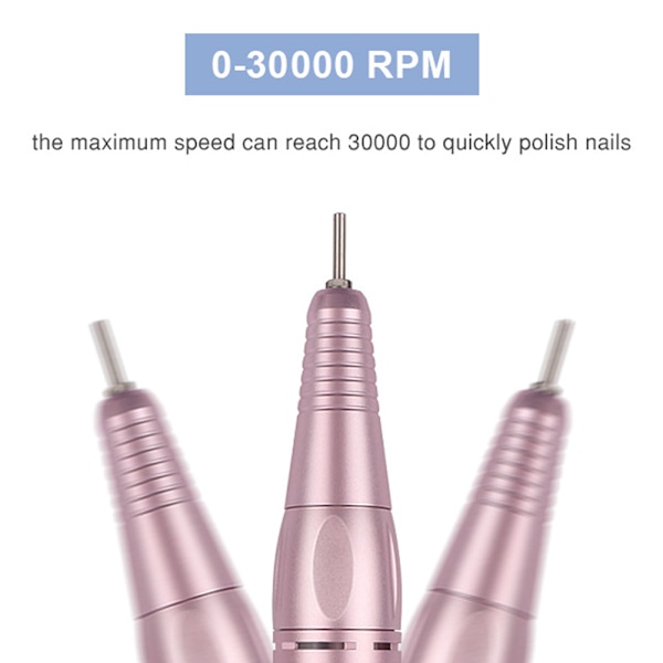 30000RPM Kannettava Latautuva Sähköinen Kynsiviila Manikyyri Hiomakone Kynsi Taide Tarvike Kynsi Salonki Koti EU-Pistoke 110~240V