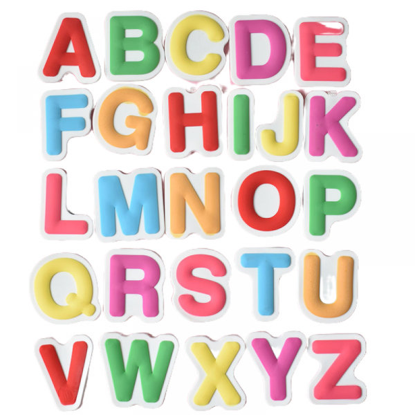 Cute Cartoon Letters, Refrigerator Stickers, Creative Magnetic Stickers, Magnet Stickers, Children'S Early Education And Learning