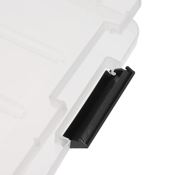Stor kapacitet falske negle tips display boks transparent neglekunst visning display boks sort