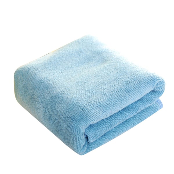 Microfiber Cleaning Cloths, Nonabrasive, Reusable & Washable - 15.7x15.7" Light Blue (2-Pack)